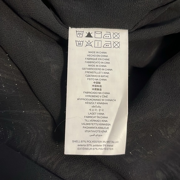 MICHAEL KORS NWOT Long Sleeve Georgette Printed Lined Dress, Size M - Picture 14 of 14